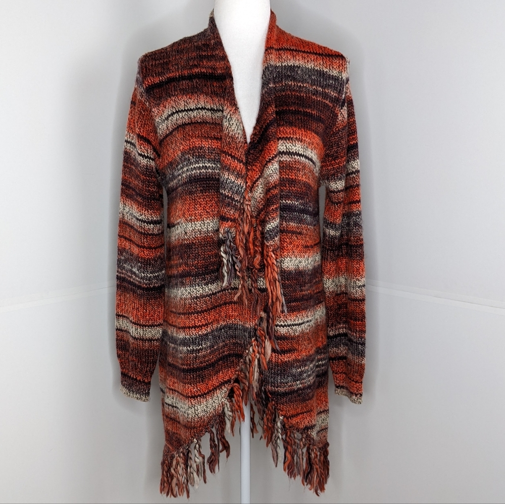 BB Dakota by Steve Madden NWT Canyon Cutie Alpaca Wool Sweater fringe Medium - Picture 2 of 16